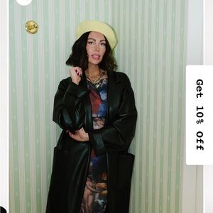 Dressed in LALA Black Trench Coat